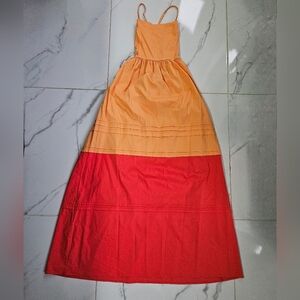 Colorblock Maxi Dress